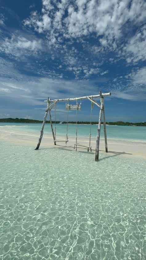 #beachswing #swing #beach #bahamas Nature, Bahamas Aesthetic Beach, Bahamas Aesthetic Wallpaper, Beach Swings, Bahamas Beaches, Bahamas Aesthetic, Salt Beach, Beach Bahamas, Vacation Board