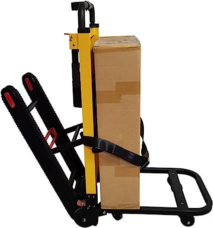 Electric Folding Stair Climbing Hand Truck, Cart Dolly 350lbs Max Load, Heavy Duty Stair Climber Cart Hand Trolley Moving Dolly with 6 Wheels Battery Powered - - Amazon.com Climbing, Tech Gadgets, Moving Dolly, Folding Stairs, Stair Climber, Stair Climbing, Furniture Dolly, Hand Trucks, Diy Stairs