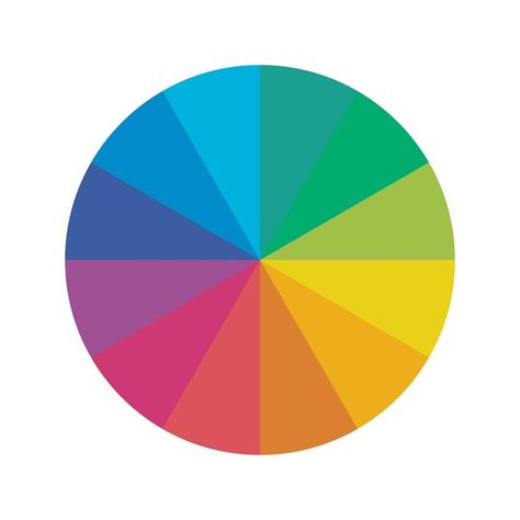 Colour Palette Circle, Spectrum Wheel, 12 Color Wheel, Color Wheel Art, Library Icon, Colour Spectrum, Color Tips, Art Style Challenge, Colour Wheel