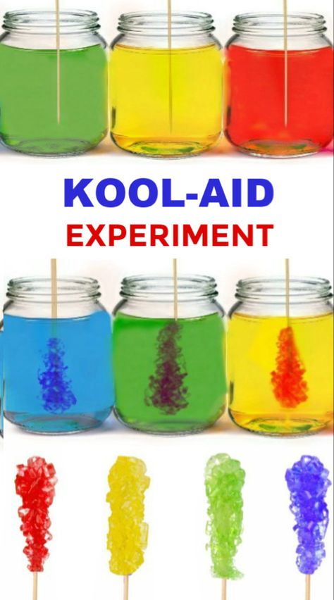 Rock Candy Experiment, Vetenskapliga Experiment, Make Rock Candy, Candy Experiments, Candy Science, Summer Science, Science Experiments For Preschoolers, Science Crafts, Kid Experiments