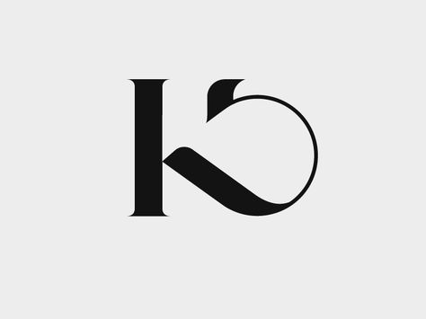 I've been working on this on and off for ages and decided to show my own personal identity logo, which I made a while back.  "K" comes from my surname which is basically related to flowers - this i... K Typography Logo, K A Logo, Personal Identity Logo, Kl Logo, K Logo Design, Logo K, K Monogram, K Logo, K Design