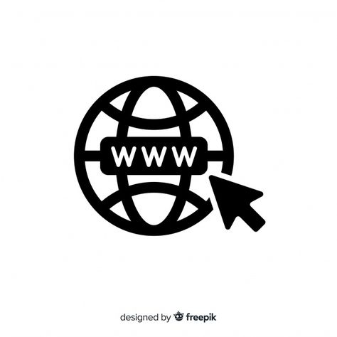 Www icon Free Vector | Free Vector #Freepik #vector #freebusiness #freearrow #freedesign #freetechnology Logo Site, Site Icon, Business Website Templates, Internet Logo, Internet Icon, Website Icons, Global Icon, Restaurant Logo, Modern Web Design