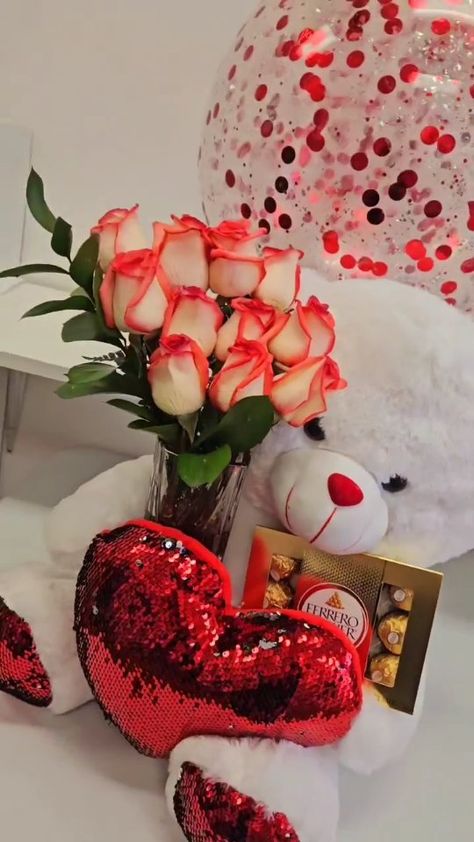 Teddy Bear, flowers, Bomboms, and a big bubble balloon ❤️❤️❤️❤️ The perfect combination 🌷❤️🌷 #miamiflowers #miamiflowerdelivery… | Instagram Teddy Bear Flowers, Bear Flowers, Big Bubble, Big Bubbles, Bubble Balloons, Valentines Flowers, Bouquet Arrangements, Flower Delivery, Flower Shop