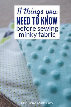 Tips Sewing, Quilting Machines, Start Sewing, Easy Crafts To Make, Small Sewing, Blanket Ideas, Diy And Crafts Sewing, Small Sewing Projects, Minky Baby