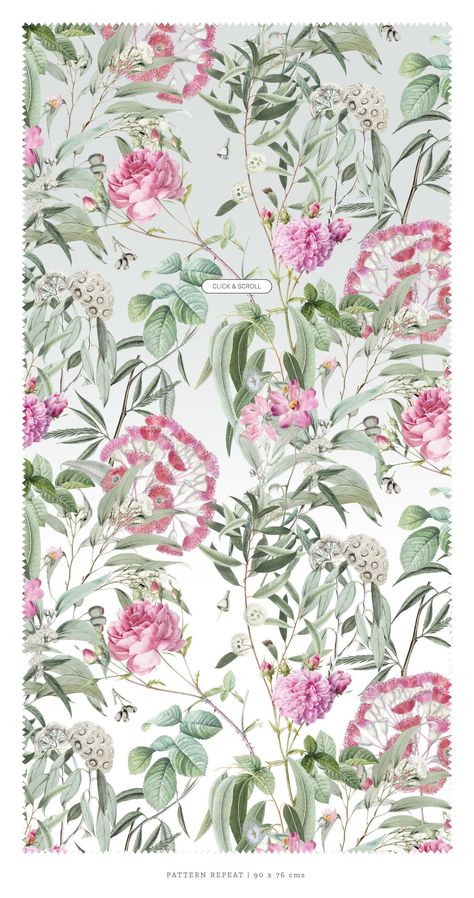 Rosa+Eucalyptus || Patterns & Motifs by Pink Linen on @creativemarket Botanical Pattern Design, Rose And Eucalyptus, Jungle Pattern, Watercolor Floral Pattern, Lifestyle Accessories, Floral Drawing, Summer Pattern, Floral Prints Pattern, Print Flower