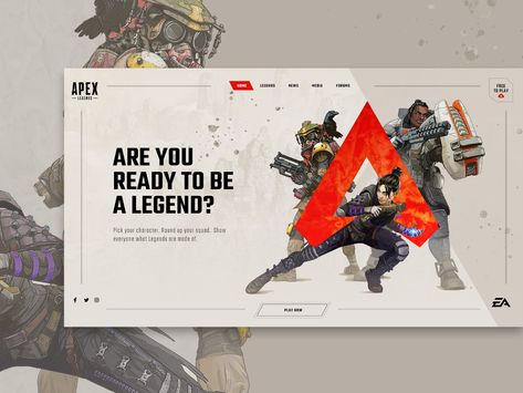 Gaming Web Design, Gaming Design Poster, Design Grafico Inspiration, Game Banner Design, Gaming Website Design, Game Website Design, Game Web Design, Gaming Websites, Banner Game