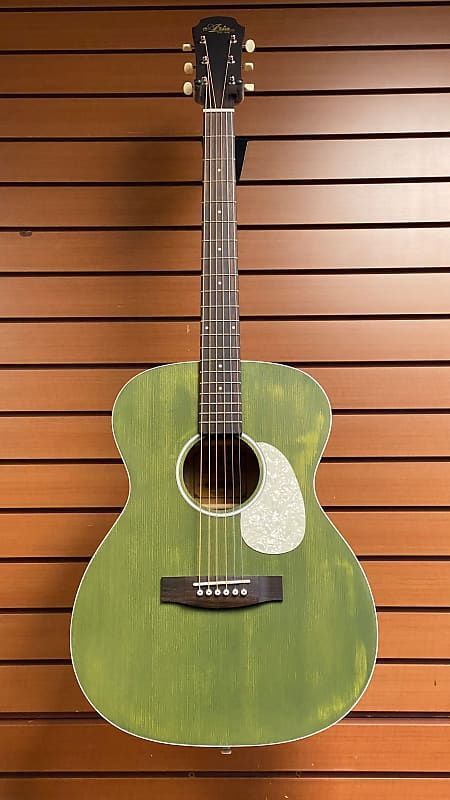 Aria 101UP Urban Player Acoustic Guitar Stained Green | Reverb Design, Guitar, Acoustic Guitar, Bridge, Wall, Green