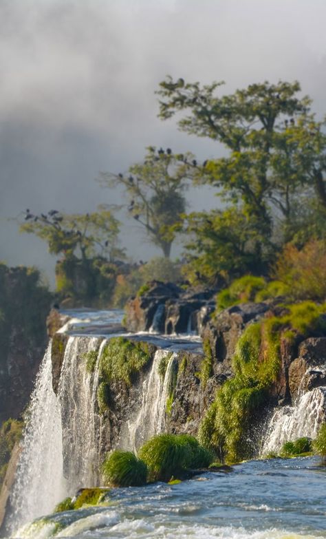 Beautiful Natural Places, Lukisan Lanskap, Beautiful Place In The World, Cascade Waterfall, Waterfall Photography, 수채화 그림, Water Art, Beautiful Places On Earth, Places In The World