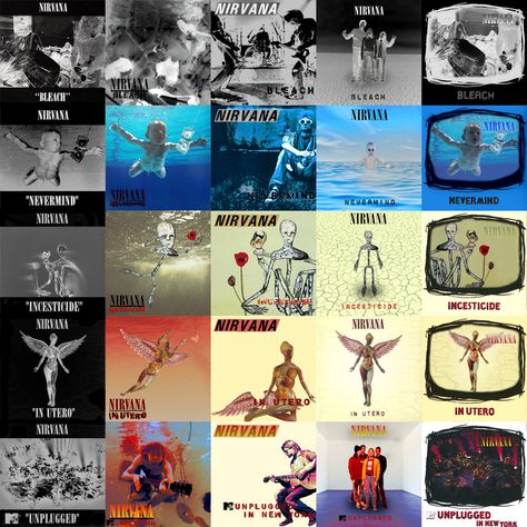 Nirvana Album Cover, Nirvana Album, Nirvana Unplugged, Krist Novoselić, The Holy Trinity, Film Prints, Cover Songs, Original Music, Holy Trinity