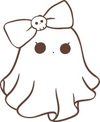Girly Ghost Tattoo, Cute Ghost Drawings Doodles, Ghost Doodle Cute, Cartoon Ghost Drawing, Easy Ghost Drawing, Illustrated Animation, Ghost Animation, Ghost Doodles, Ghost Outline