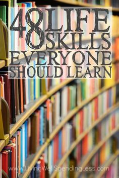 Do you have the skills it takes to be an adult? It's easy to get so wrapped up in all the must-dos and should-dos of life that we don't always take the time to consider whether we are really the kind of person we want to be. Don't miss this massive list of the 48 life skills EVERYONE should learn--which ones do you still need to work on? Important Facts To Know, Random Skills To Learn, Alternative Classroom, Developement Personnel, 100 Life Hacks, Life Skills Kids, Life Skills Lessons, Life Skills Activities, Learning Skills