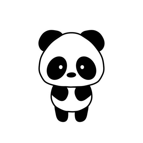 Please Note: This is a digital file download and no physical items will be sent. No returns, but please contact me if you have any issues with your item. You will receive an SVG file. All SVG items are for personal use only. Part of the 1000 Pandas art project by me, Amanda Roos.  When I was little, I wanted to grow up to be an artist.  I also love pandas and think there should be more panda art in the world.  In 2020, I started an art project where I will create 1000 pandas! www.AmandaRoos.com/ Panda Clipart Black And White, Panda Simple Drawing, Panda Outline Drawing, Cartoon Panda Drawing, Panda Doodle Art, Random Cute Doodles, How To Draw A Panda, Cute Panda Drawing Easy, Simple Panda Drawing