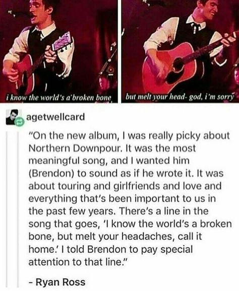 Brendon Urie, Northern Downpour, Singing Hallelujah, Emo Memes, Ryan Ross, Panic At The Disco, Emo Music, Amazingphil, Panic! At The Disco