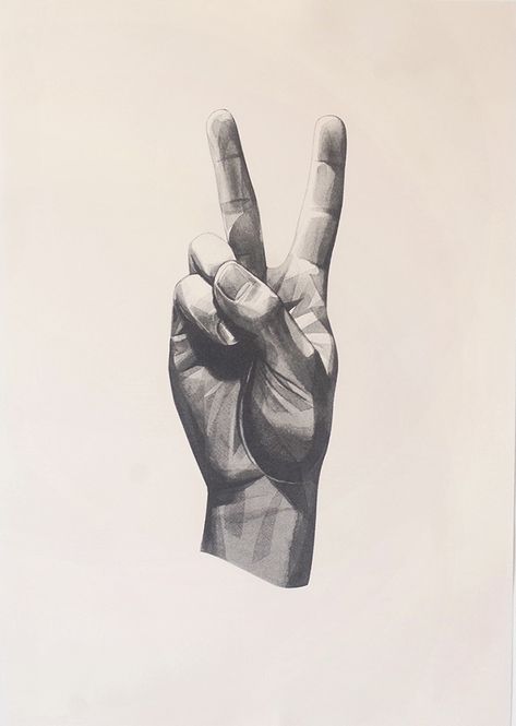 Gestures Peace by Hellovon || Print Club London Peace Drawing, Peace Logo, Freedom Tattoos, Arte Doodle, Life Drawing Reference, Eyes Artwork, Half Sleeve Tattoos For Guys, Book Background, Peace Art
