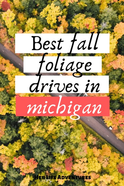 Fall Drive, Fall Foliage Road Trips, Michigan Fall, Pictured Rocks National Lakeshore, Halloween Travel, Scenic Road Trip, Midwest Travel, Visit Usa, Gay Travel