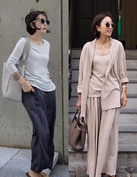 Women don't dress up in the middle-aged. Learn to dress like this for a 50-year-old Korean housewife. It's elegant and high-end. - iNEWS Korean Fashion For Women Over 50, Outfit Middle Aged Women, Korean 50 Year Old Women, Korean Fashion 40 Year Old, Korean Fashion Older Women, Korean Middle Aged Woman Fashion, Older European Women Style, Dress For Middle Aged Women, 50 Year Old Fashion For Women