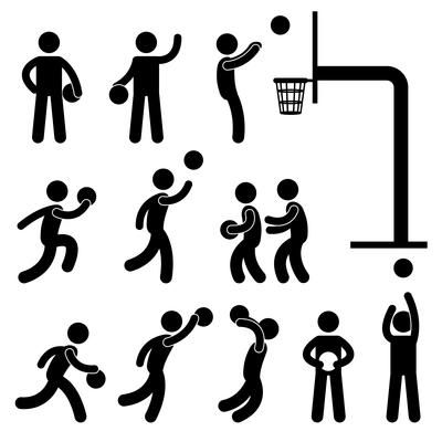 Basketball Vector, Basketball Drawings, Body Gestures, Basketball Png, Person Icon, Basketball Svg, Stick Figure Drawing, People Icon, Sport Icon