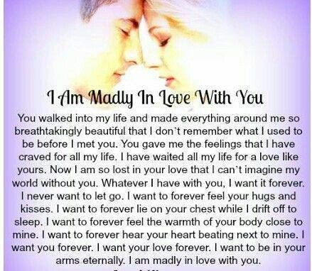I am Madly In Love With You I am Madly In Love With You | Flickr Madly In Love Quotes, In Love Quotes, Love You Poems, Long Love Quotes, Romantic Love Letters, Love Poem For Her, Love My Husband Quotes, Love Poems For Him, Love You Quotes For Him