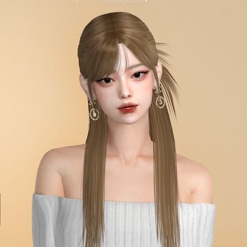 Asian Hair Sims 4, Bijoux Piercing Septum, Sims4 Hair, Mods Sims 4, The Sims 4 Cabelos, Sims 4 Tsr, The Sims 4 Skin, Mod Hair, Y2k Hair