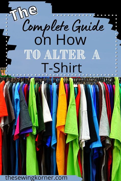 If necessary you can learn how to alter a T-shirt in a few easy steps. You could also take your old shirt and cut it into a new style, such as off-the-shoulder, cold shoulder, or asymmetrical hemline. How To Alter Tshirts Tutorials, How To Alter Tee Shirts, How To Re Style A T Shirt, How To Take In A T Shirt, How To Upscale A Tshirt, How To Make A Shirt Longer, How To Alter A T Shirt That Is Too Big, How To Tailor A Tee Shirt, How To Enlarge A Shirt