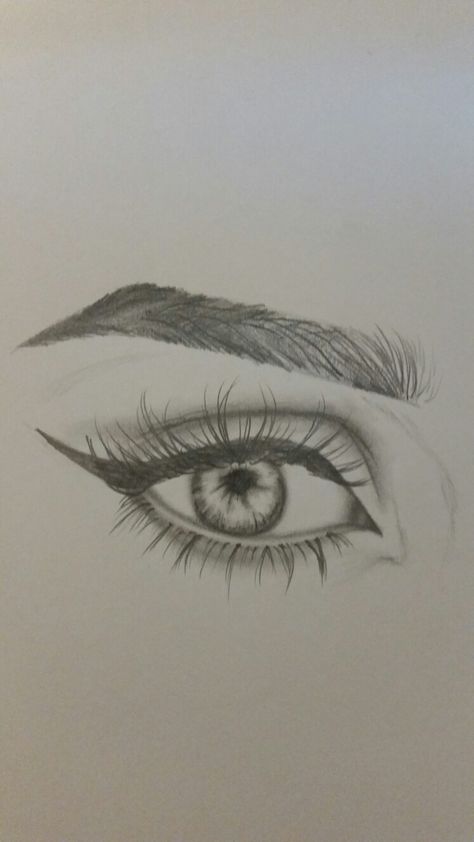 Eyes And Eyebrows Drawing, Eye Shading Drawing, Eye Practice Drawing, Eye Brows Drawing, Eye Sketch Easy, Drawing Realistic Eyes, Eyebrows Drawing, Eye Shading, Practicing Drawing