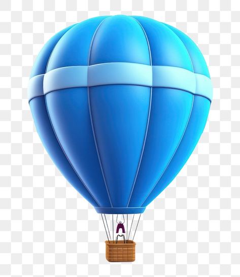 Png Text, 3d Cartoon, 3d Illustration, Hot Air Balloon, Air Balloon, Hot Air, White Background, Aircraft, Balloons