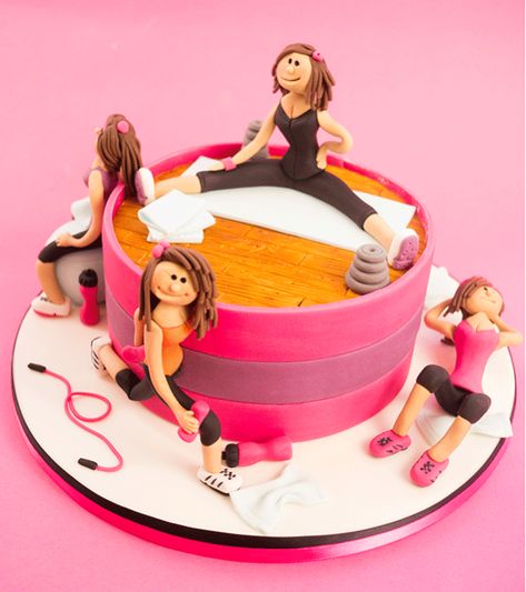 Figurine, Workout Cake, Crossfit Cake, Fitness Cake, Gym Cake, Makanan Rendah Kalori, Sports Themed Cakes, Bachelorette Cake, Cake Decorating Courses