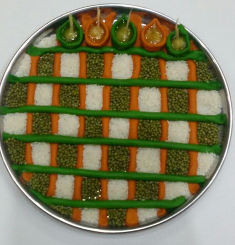 Navratri Dish Decoration, Aarati Plates Decoration, Navratri Arti Thali Decoration, Arti Dish Decoration, Navratri Thali Decoration, Dish Decoration For Aarti, Thali Decoration Ideas For Navratri, Thali Decoration For Navratri, Pooja Thali Decoration Ideas Diy