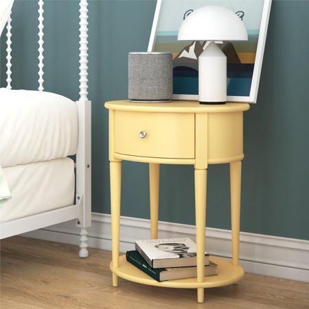 Round Bedside, Lavender Bedding, Round End Tables, Wooden Side Table, Sofa End Tables, Low Shelves, Bottom Shelf, Furniture Deals, Teen Bedroom