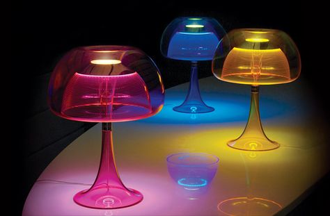 13 mind-blowing lamps (yes, lamps) - (9) - FORTUNE Trans Parents, Table Led, Lampe Led, Lava Lamp, Table Design, Novelty Lamp, Table Lamp, Led, Lighting