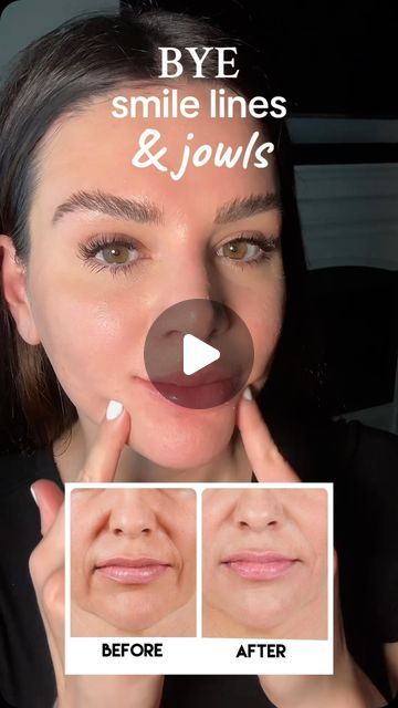 Sarah Fraggis on Instagram: "Reduce your smile lines and jowls with Gua Sha and cupping!   Release tension, stimulate collagen production and create circulation!   ✅Save this video and get started on your routine with me.   Everything I’m using and full facial tutorials can be found at filterlessera.com   Xoxo- Sarah   #smilelines #guasha #peptides #skincare #antiaging #glow  #guasha #facials #skincare" Smile Lines Gua Sha, Qua Sha Routine, Gua Sha For Smile Lines, Gua Sha For Jowls, Reduce Jowls, Gua Sha Before And After, Facial Exercises For Jowls, Guasha Face, Gua Sha Tutorial