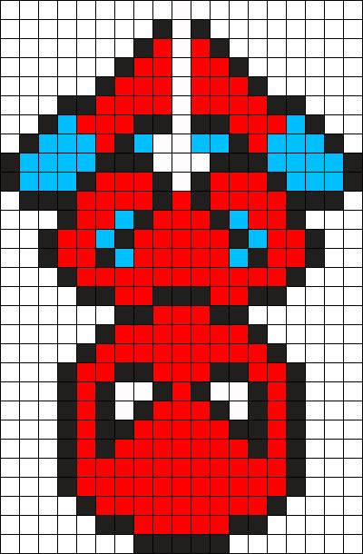 Spiderman Perler Bead Pattern / Bead Sprite Spiderman C2c Pattern, Marvel Fuse Beads, Fuse Beads Spiderman, Fuse Bead Spiderman, 8 Bit Spiderman, Peeler Bead Spiderman, Perler Bead Patterns Batman, Perler Bead Spiderman Pattern, Spiderman Beads Pattern