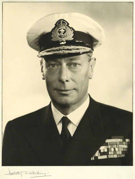 King George VI by Dorothy Wilding, 1946 Hannover, Brownie Presentation, King Pic, Queen Mum, King George Vi, English Royalty, House Of Windsor, Duchess Of York, Princess Elizabeth