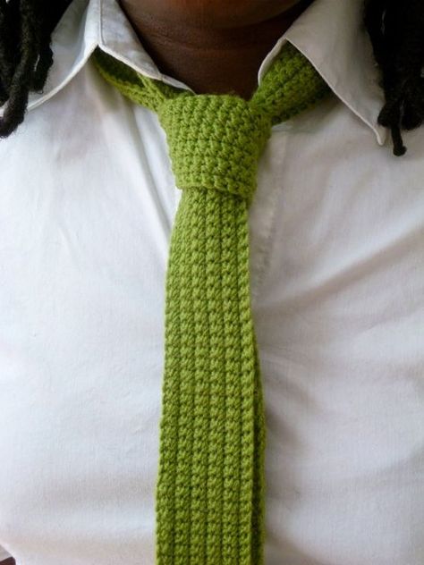 crochet tie – https://lomets.com Toad Hall, Hair Ties Tutorial, Crochet Tie, Crochet Men, Glove Pattern, Knitted Tie, Crochet Bows, Mens Ties, Tie Pattern