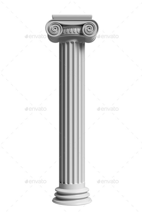 Greek Collums, Greek Pillars Drawing, Greek Columns Aesthetic, Greek Pillars Aesthetic, Pillar Drawings, Greek Columns Drawing, Greek Pillar Tattoo, Ancient Greek Pillars, Ionic Pillar
