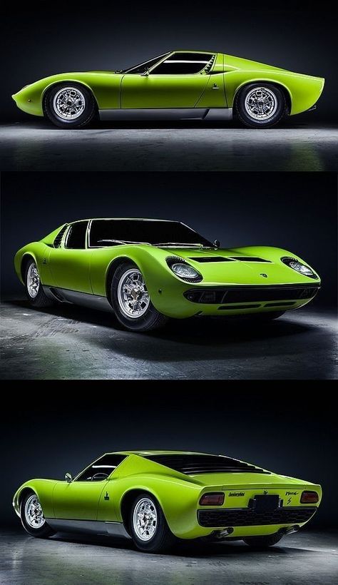 Auto Vintage, Vintage Sports Cars, Lamborghini Miura, Famous Photos, Retro Car, Lamborghini Cars, Cars Vintage, Concept Car Design, Classic Sports Cars