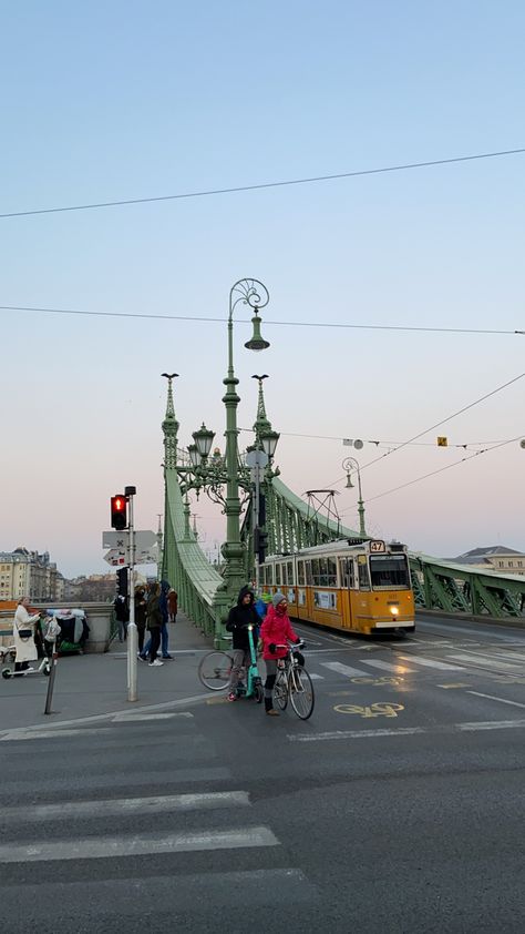 Trams city budapest aesthetic Nature, Rotterdam, Eurostar Aesthetic, Interailing Aesthetic, Budapest Hungary Photography, Budapest Hungary Aesthetic, Aesthetic Budapest, Budapest Aesthetic, Budapest Vacation