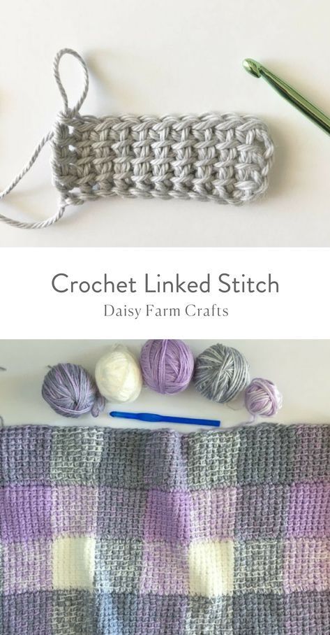 Free Pattern - Crochet Linked Stitch #crochet Crochet Learning, Crocheted Blankets, Yarn Balls, شال كروشيه, Crochet Tips, Stitch Crochet, Crochet Stitches Tutorial, Crochet Instructions, Crochet Stitches Patterns