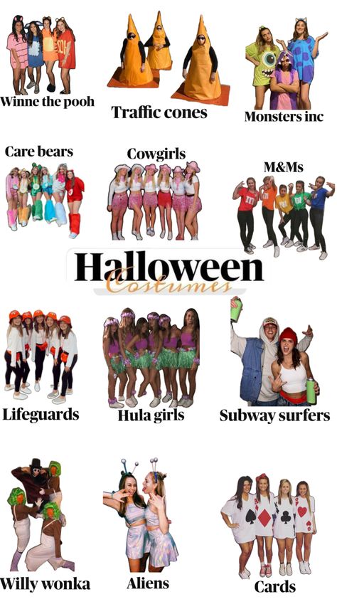 Halloween costumes even tho Halloween isn’t until October- Aesthetic Halloween Costumes, Classy Halloween Costumes, Trio Costumes, Trio Halloween Costumes, Cute Group Halloween Costumes, Pretty Halloween Costumes, Matching Halloween Costumes, Duo Costumes, Couples Halloween Outfits