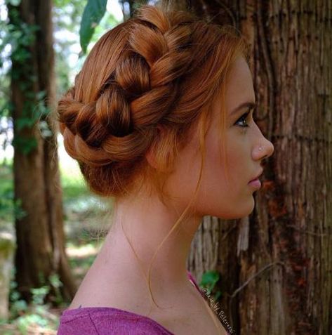 Crown Braid Updo, Latest Braided Hairstyles, Braided Crown, Braided Crown Hairstyles, Milkmaid Braid, Top Braid, Beautiful Braided Hair, Cute Braided Hairstyles, Crown Braid