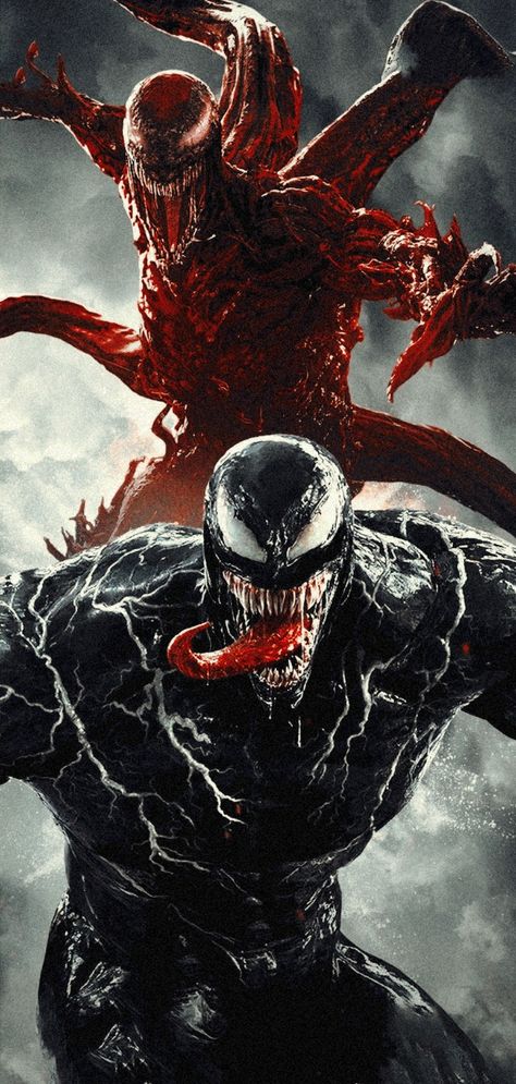 #VenomLetThereBeCarnage #Marvel #WallPaper #Venom #Carnage #Icons #SonyPictures Venom Let There Be Carnage Wallpaper, Venom And Carnage Wallpaper, Marvel Character Wallpaper, Venom Carnage Wallpaper, Venom Art Wallpaper, Venom Punisher, Venom Wallpaper Iphone, Carnage Wallpaper, Venom Pfp