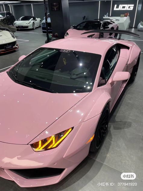 Pink Led Lights Car, Pink Sports Cars, Pink Old Car, Mercedes Pink, Ferrari Pink, Pink Mercedes, Pink Bmw, Pink Car Interior, Pink Ferrari