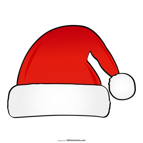 Free Download Santa Claus Cartoon Hat Vector Illustrator. Christmas Hat Clipart Image.. All Free Download Vector Graphic Image from category All Free Download Vector. Design by 123 Free Vectors. File format available . Santa Claus Hat Drawing, Christmas Hat Drawing, Santa Hat Drawing, Christmas Hat Clipart, Diy Santa Ornaments, Santa Hat Clipart, Santa Claus Cap, Santa Claus Cartoon, Santa Hat Vector