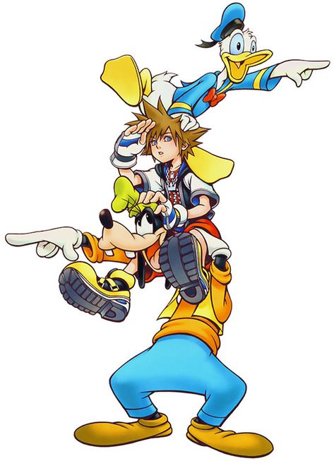 Donald, Sora & Goofy | Kingdom Hearts | Square Enix | Disney Interactive Studios Kingdom Hearts