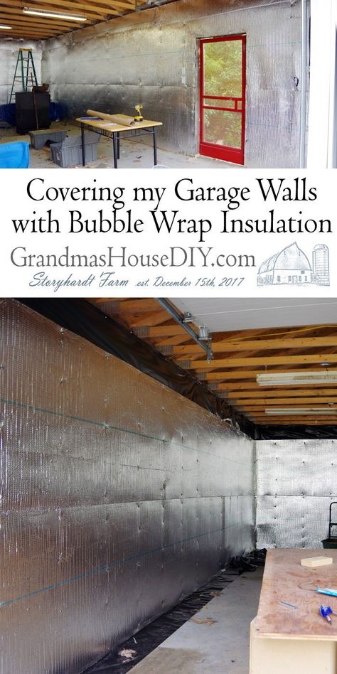 Garage Wall Insulation Diy, Garage Door Covering Ideas, Insulate Garage Ceiling, Diy Garage Wall Covering, Garage Walls Covering Ideas Cheap, Insulate Garage Walls, How To Insulate A Garage, Garage Insulation Ideas, Cover Garage Walls