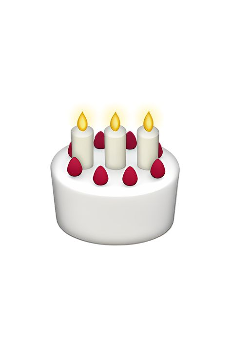 The emoji 🎂 Birthday Cake depicts a round cake with white frosting and colorful sprinkles on top. It has lit candles on it, with flames burning brightly. I Phone Emoji Birthday, Happy Birthday Ios Emoji, Cake Emoji Iphone, Happy Birthday I Phone Emoji, Cake Png Birthday, Happy Birthday Emoji Iphone, Birthday Emoji Iphone, Birthday Emoji Combination, I Phone Emoji Stickers