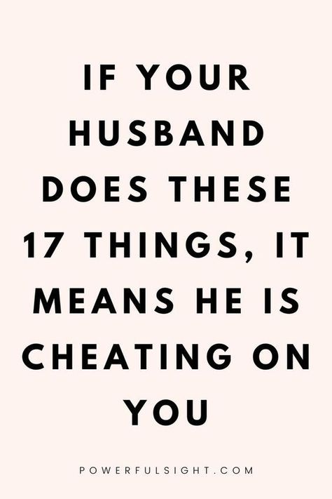 Are you suspecting your husband of having affairs? Here are the signs your husband is cheating. Signs he is cheating | Signs of infidelity in a relationship... Cheating Husband Signs, What Is Cheating, Is He Cheating, Affair Recovery, Cheating Husband, Marriage Life, In A Relationship, The Signs, A Relationship