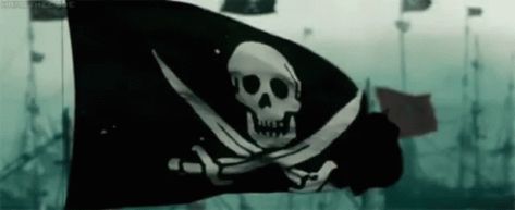 Pirate Station Flag GIF - PirateStation Flag PiratesOfTheCaribbeanFlag - Discover & Share GIFs Tumblr, Flag Gif, Disney Lyrics, Caribbean Flags, Jolly Roger Flag, Anne Bonny, Pirate Flag, Pirate Day, Black Sails