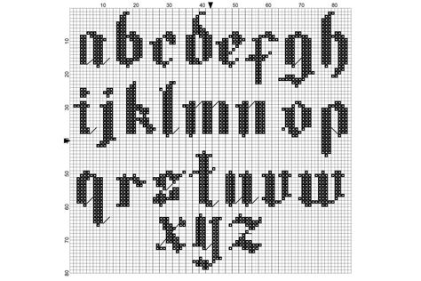 Gothic Alphabet Cross Stitch, Cross Stitch Gothic Alphabet, Gothic Cross Stitch Patterns Free, Free Cross Stitch Alphabet, Gothic Cross Stitch, Gothic Alphabet, Alphabet Patterns, Stitch Letters, Gothic Lettering