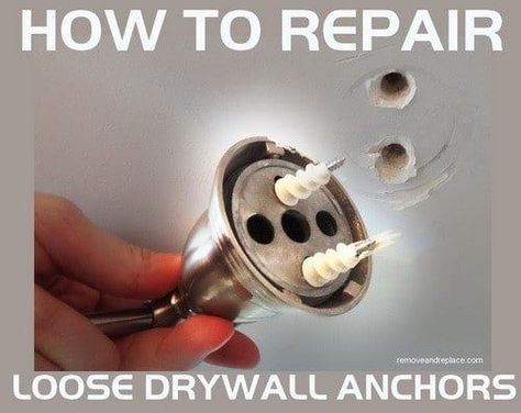 Drywall Anchor, Drywall Anchors, Drywall Repair, Home Fix, Diy Repair, Diy Home Repair, Home Repairs, Wall Anchors, Décor Diy